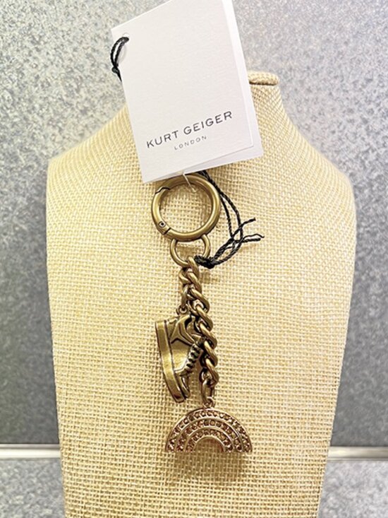Kurt Geiger Handbags - Kurt Geiger | 2-Charm Rainbow Keyring / Bag Charm | NWT